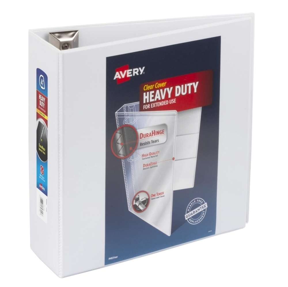 Heavy-duty binder.